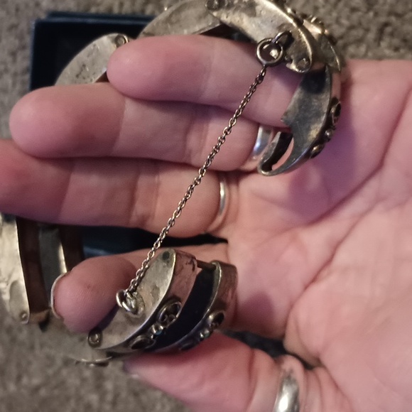 Vintage Sterling Link Bracelet - Picture 6 of 10